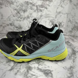 Scarpa Spin RS8 Trail Runner Sneaker Womens 7.5 Black Blue Ergonomic Hiking Shoe thumbnail 8