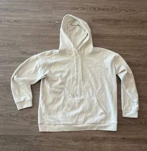 Marc New York Pullover Hoodie Womens Large Cream Ivory Kangaroo Andrew Marc thumbnail 1
