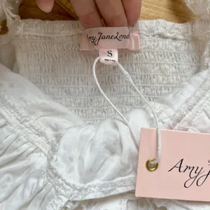 NWT Amy Jane London Iris Womens Eyelet Mini Dress - White Cotton S thumbnail 6