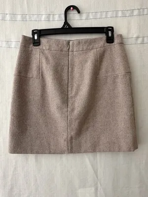 J.Crew women’s Size 6 Wool Blend Mini Skirt Beige Lined Classic(A531) thumbnail 7