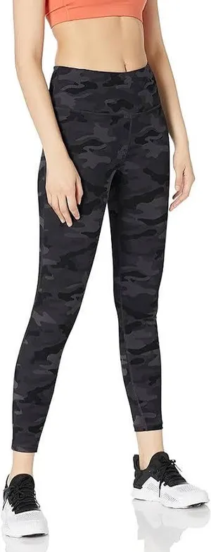 Colorfulkoala Black Camo High-Rise Leggings thumbnail 1