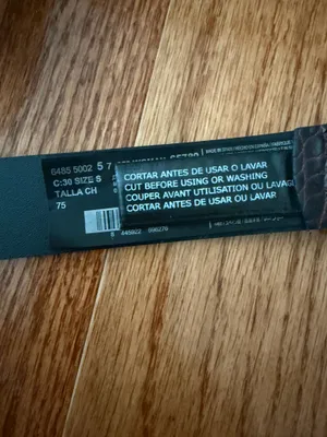 New Genuine 100% Bovine Leather Woman’s Belt, Made in Spain, Sz S thumbnail 4