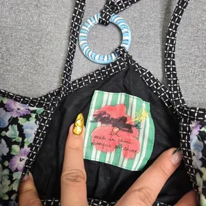 Free‎ People Purple Floral Y2K Top thumbnail 3