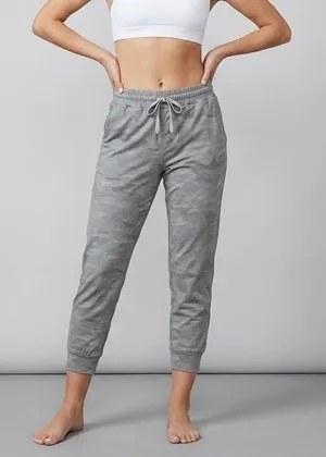 Vuori Women's Performance Jogger DreamKnit Gray Camo Size Small thumbnail 1