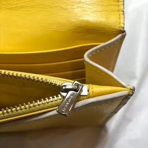Coach Yellow Rouge Leather Wristlet thumbnail 5
