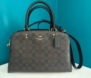 Coach Logo Crossbody Signature Brown Bag thumbnail 1