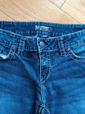 Silver Jeans Suki Women’s W34xL25 Flared Ankle Jeans Medium Wash Mid Rise thumbnail 5