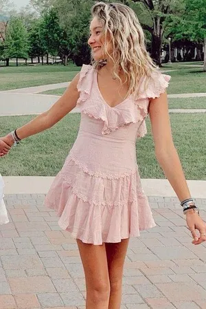 hello molly pink dress thumbnail 1