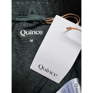 NWT Quince Flowknit Wide Leg Pants Women’s Size Medium Heather Green thumbnail 5