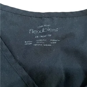‎Cherokee black scrub top thumbnail 2