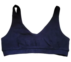 OFFLINE by Aerie Recharge Terry Bralette Womens Size M Navy Blue‎ Lounge Cotton thumbnail 1