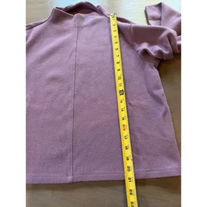 A New Day Sweater Top Women's Size Medium Mauve Mock Neck Long Sleeve Top EUC thumbnail 10