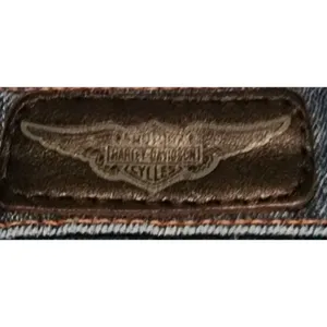 Harley-Davidson Denim Jeans Bootcut Dark Wash Embroidered‎ Pockets Women's 16P thumbnail 4