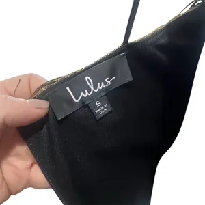 Lulus Gold Bodycon Dress Women's S Sleeveless Party Cocktail Short thumbnail 12
