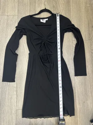 Princess Polly Night Out Cutout Dress Black Size 6 thumbnail 8