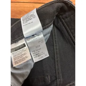 Levi’s 501 High-Rise Denim Cutoff Shorts - Women Size 24 - Black Distressed thumbnail 8
