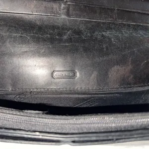 Coach Classic Black Leather Wallet thumbnail 9