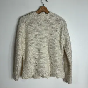 Alps Women's Vtg 100% Wool Chunky Cottagecore Button Cardigan Sweater Medium thumbnail 9