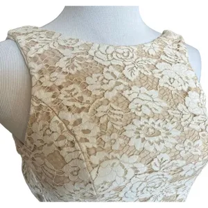 Womens Altar'd State Ivory Sleeveless Lace Overlay Frances Dress - Sz XS thumbnail 5