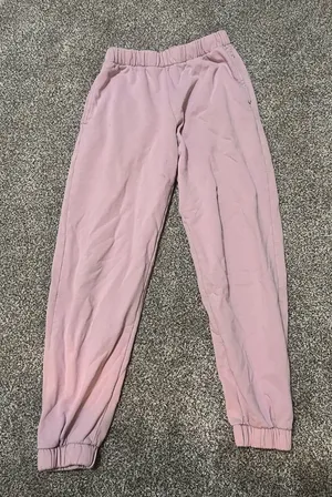Brandy Melville Pink Joggers Soft Elastic Waist thumbnail 1
