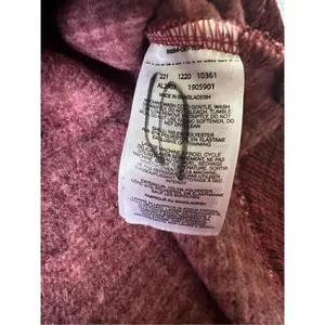 Columbia Marsala Red Houndstooth Chillin Pullover Sweater Large thumbnail 5
