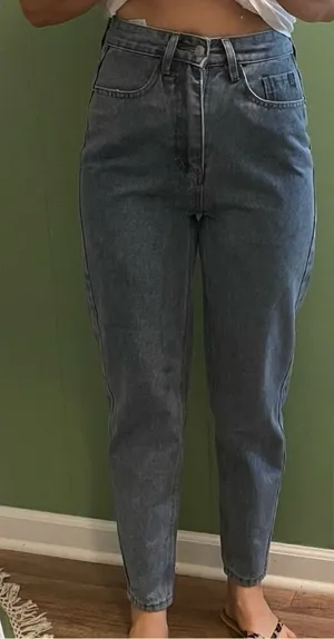 Blue Mom High Rise Blue Women’s Jeans 26 thumbnail 1