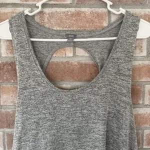 Aerie Open Back Twist Strap Dress Gray L / XL thumbnail 3