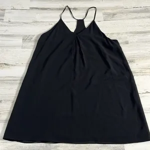 Alice + Olivia Black Racer Back Dress Size L NWT thumbnail 2