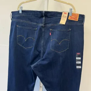 NWT Levi's 724 High Rise Straight Jeans Womens 24W M Dark Wash Sculpt Hypersoft thumbnail 5