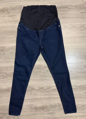 Isabel Maternity by Ingrid & Isabel‎ Dark Wash Skinny Jegging Blue Size 4/27R thumbnail 1