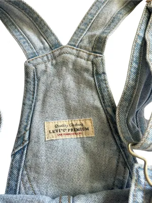 Levi’s Premium VINTAGE OVERALLS Size XS Retro 90s baggy workwear Utility Granola thumbnail 10