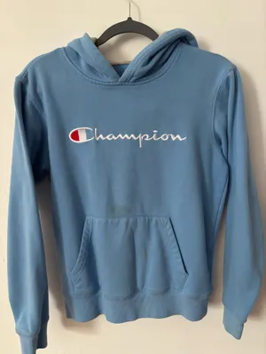 Baby Blue Champion Hoodie thumbnail 1