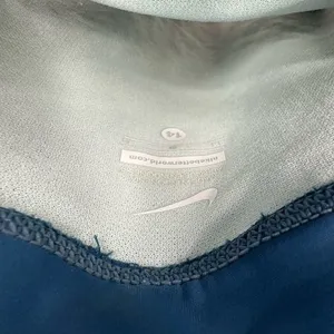 Nike size 14 blue shorts with liner shorts‎ under athletic elastic waist pocket thumbnail 6