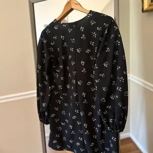ASOS Floral Black Shift dress‎ Size 4 thumbnail 4