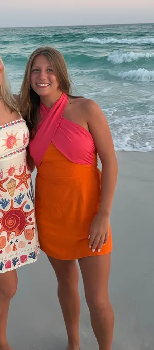 Petal & Pup Jaded Halter Neck Mini Dress thumbnail 3