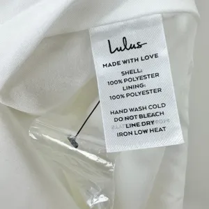 Lulus Beyond Classy White Satin Halter Midi Dress Wedding Bridal Medium NWT thumbnail 11