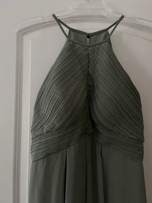 Kennedy Blue Lacey Bridesmaid Dress Moss thumbnail 7