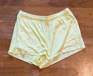 Women's Yellow Sleep Shorts thumbnail 1
