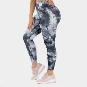 Balance Athletica Vitality Leggings Tie Dye Marble White Gray Logo- Size Small thumbnail 3