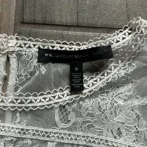 White House black market lace top thumbnail 3
