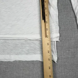 We The Free Shirt Womens Small White V-Neck Long Sleeve Lightweight Relaxed thumbnail 5