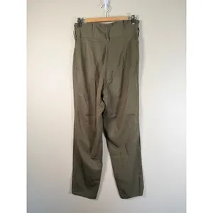 Tularosa Olive Green High Waisted Pleated Tapered Lyocell Pants Sz M thumbnail 5