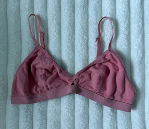 Madewell Dusty Rose Wireless Triangle Bralette thumbnail 1