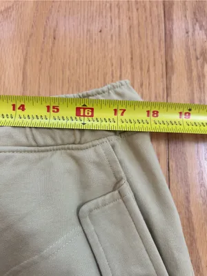 Madewell Womens‎ Large L Terry Pull-On Shorts Muted Khaki Green NJ812 Spring 23 thumbnail 6
