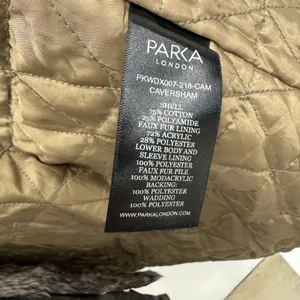 Parka London Women's‎ Caversham Faux Fur Parka Camo Small Lined Faux Fur Hood thumbnail 12