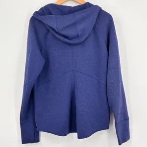 The North Face Hoodie Womens XL Full Zip Fleece Sweatshirt Outdoor Gorpcore Blue thumbnail 2