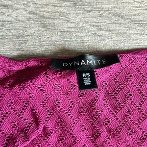 Dynamite knit see thru maxi dress thumbnail 3