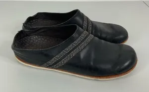 Chacos Black Leather Slip‎ On Mules Size 9.5 thumbnail 1