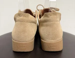 Zodiac Sand Tan Suede Leather Platform Fern Square Toe Chukka Lace Up Shoes 8 M thumbnail 7