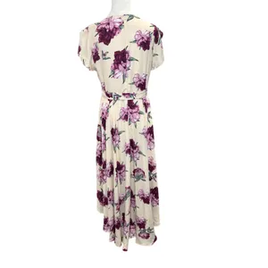 Lulus NWT French Countryside‎ Floral Wrap Dress XL Blush High-Low $79 thumbnail 3